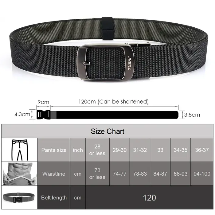 KOLBER Nouvelle Ceinture Réversible Pour Hommes Alliage Argent Boucle Automatique