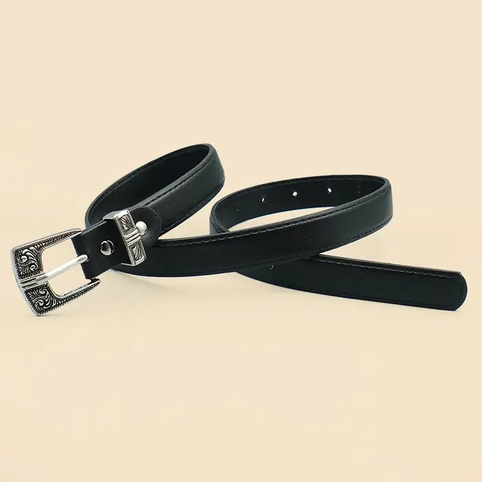 Ceinture pour femmes à bordure noire