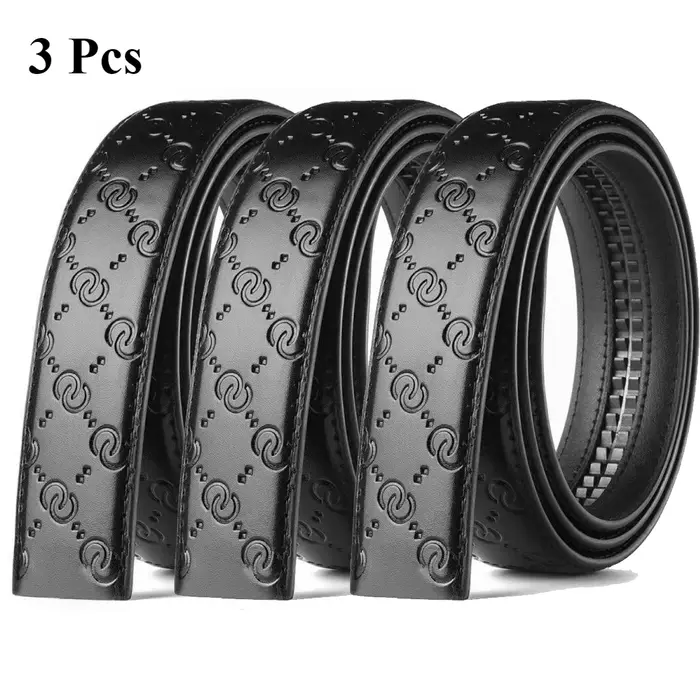 Ceinture Double G en cuir PU pour hommes