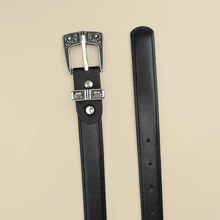 Ceinture pour femmes à bordure noire