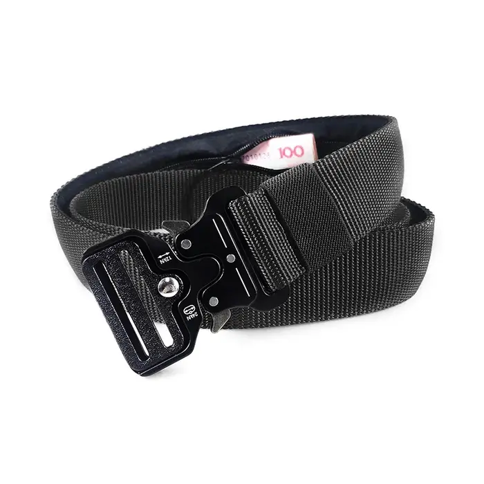 Ceinture tactique cachée pour hommes, 130cm, pour voyage en plein air, portefeuille antivol, ceintur