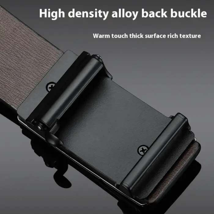 Ceinture européenne en cuir véritable pour hommes