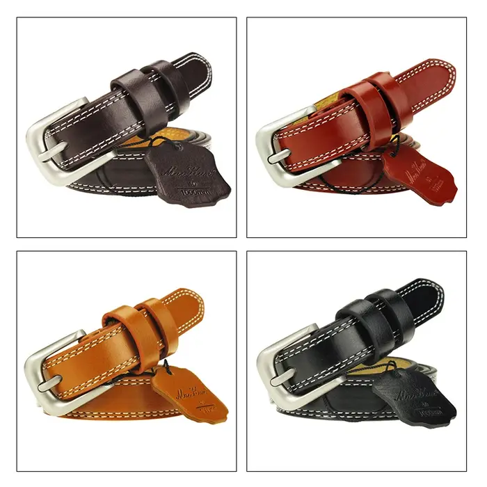Top qualité en cuir véritable ceintures pour femmes Cummerbund luxe femme ceinture décorative Simple taille