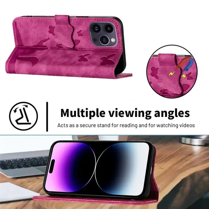 Étui portefeuille magnétique för Samsung Galaxy A05S A07 A12 A13 A14 A15 A16 A23 A24 A25 A26 A32 A33 A34 A35 A36 A37 A53 A54 A55 A56 A57