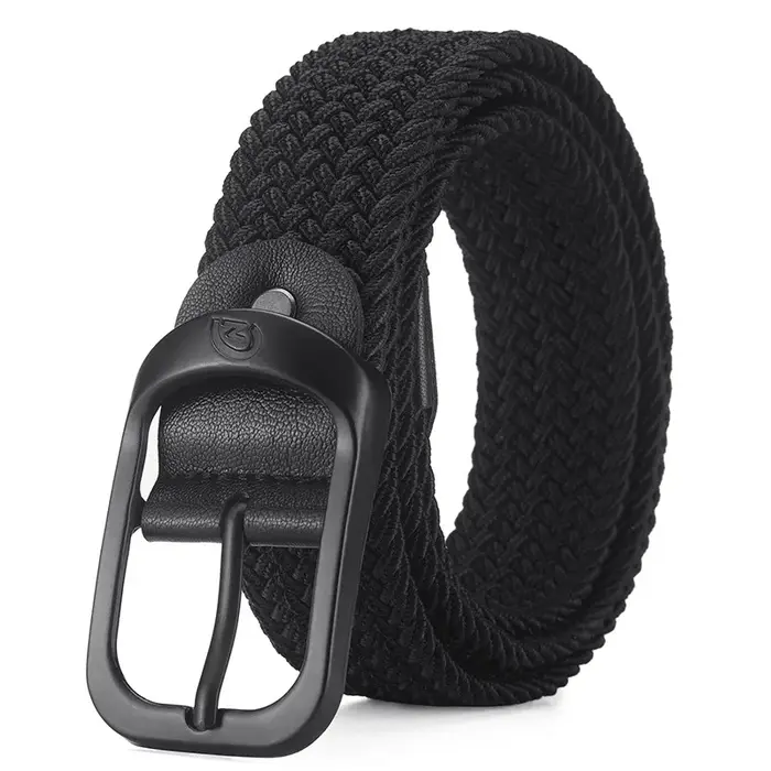 Ceinture élastique tissée décontractée pour hommes et femmes, ceinture de sport de plein air, pas besoin de poinçonnage, ceinture de travail d'escalade pour hommes et femmes, mode