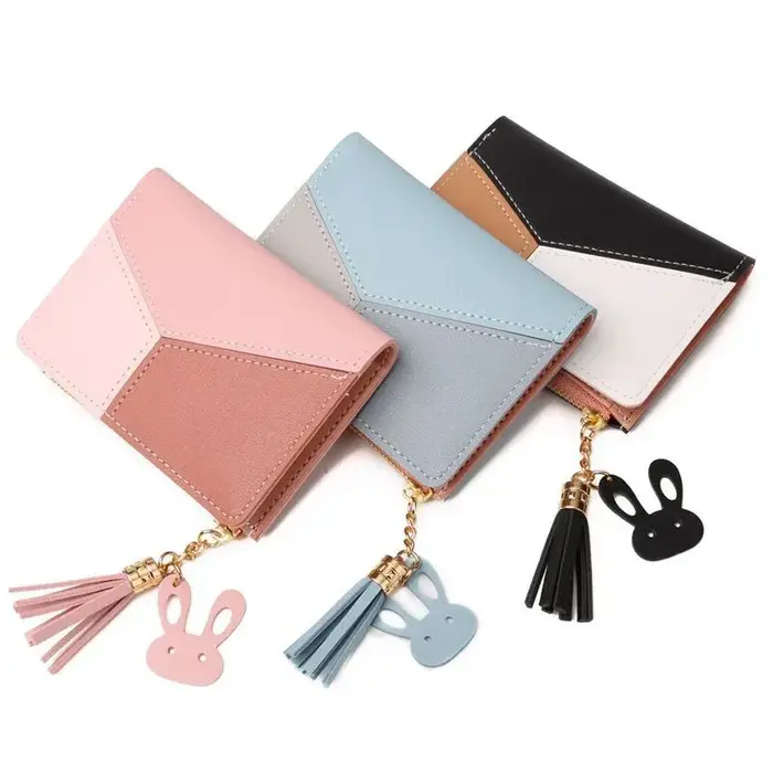 Portefeuille pour femme en cuir PU