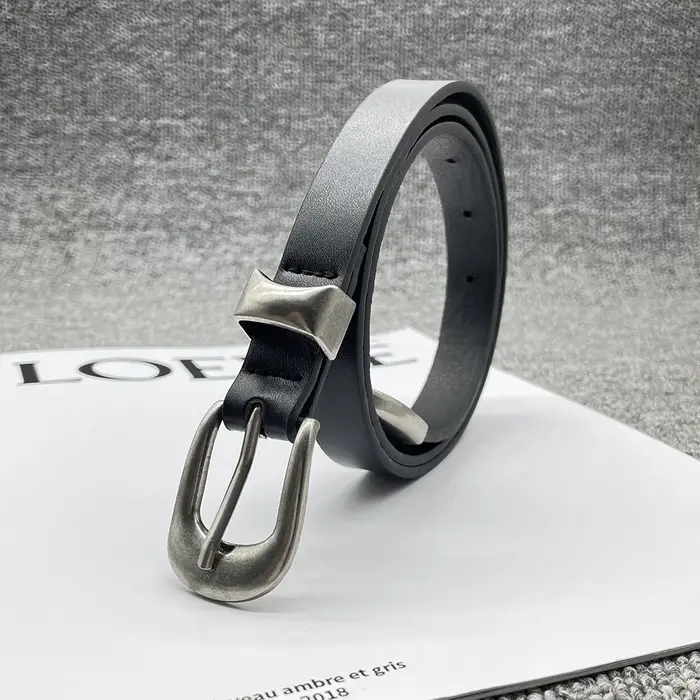 Ceinture rétro haut de gamme noire y2k 2026
