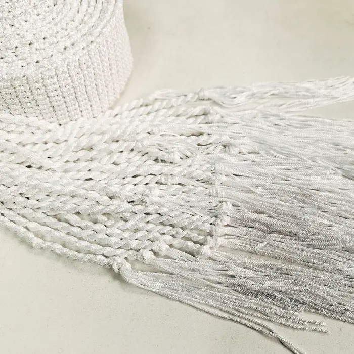 Ceinture blanche faite à la main, prix de gros d'usine