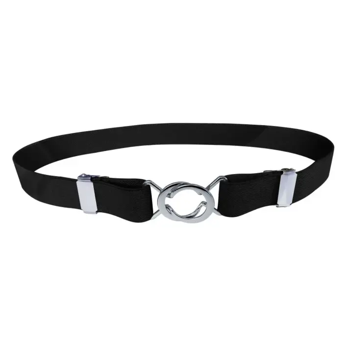 Ceinture extensible élastique réglable pour femmes avec boucle en métal ceinture Web large de 1 pouce ceintures de taille pour pantalons en jean robe ceintures décontractées